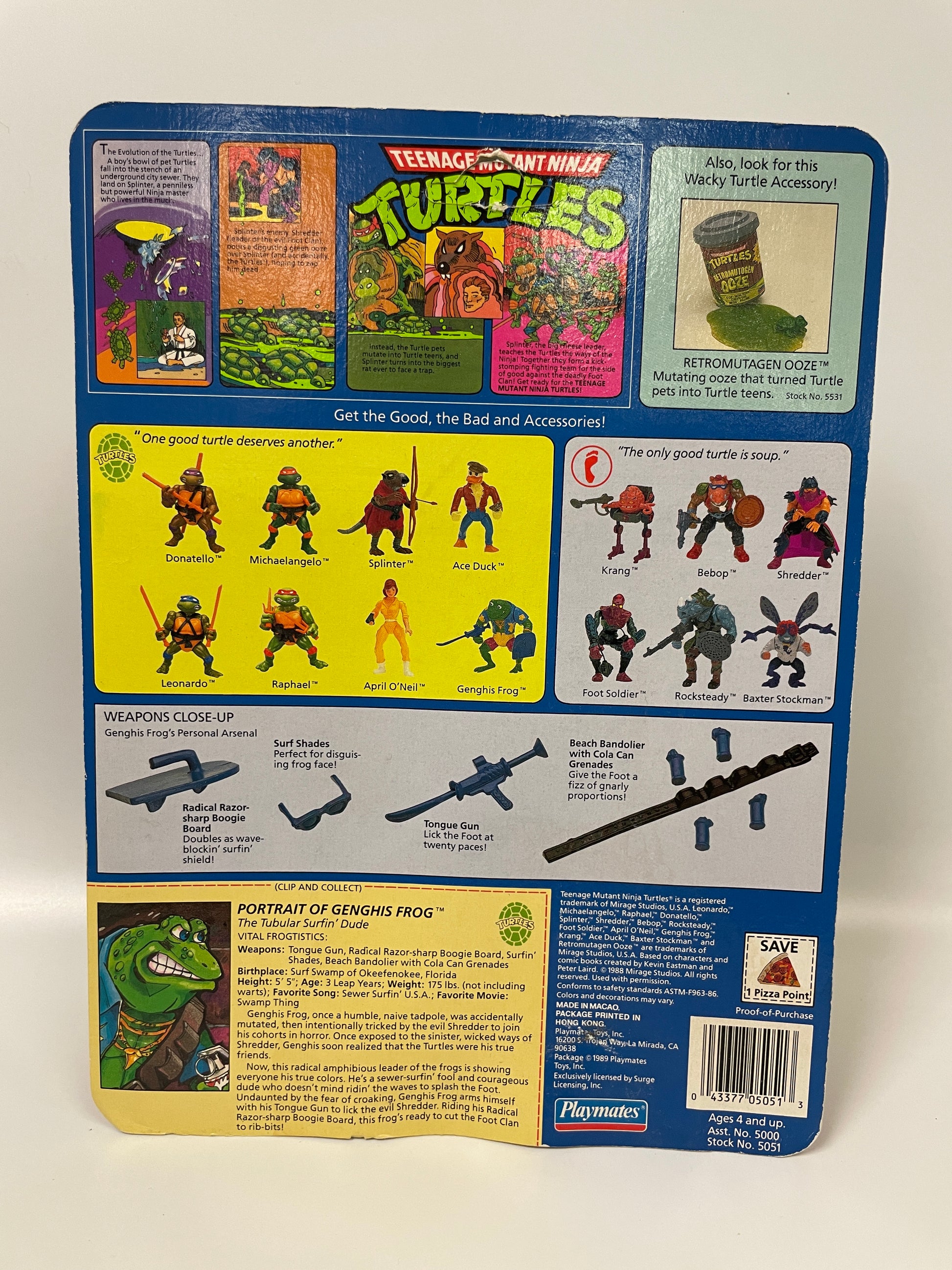 Genghis Frog Les Tortues Ninja - Playmates Toys Genghis Frog Les Tortues Ninja - Playmates Toys