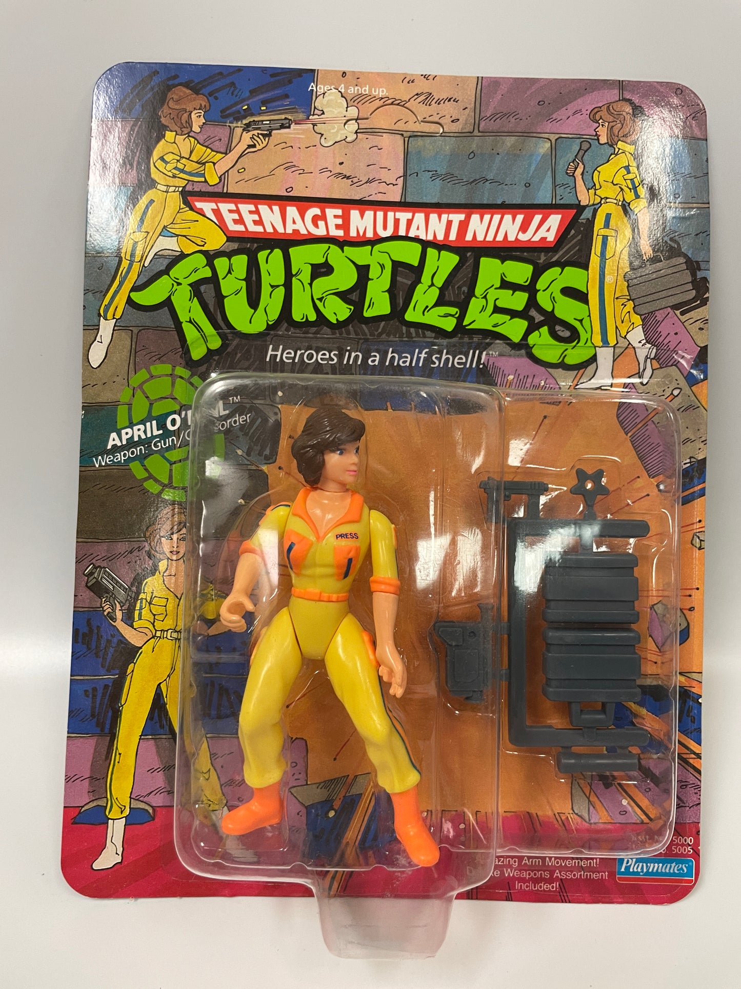 Teenage Mutant Ninja Turtles April O'Neil Playmates 1988 Vintage