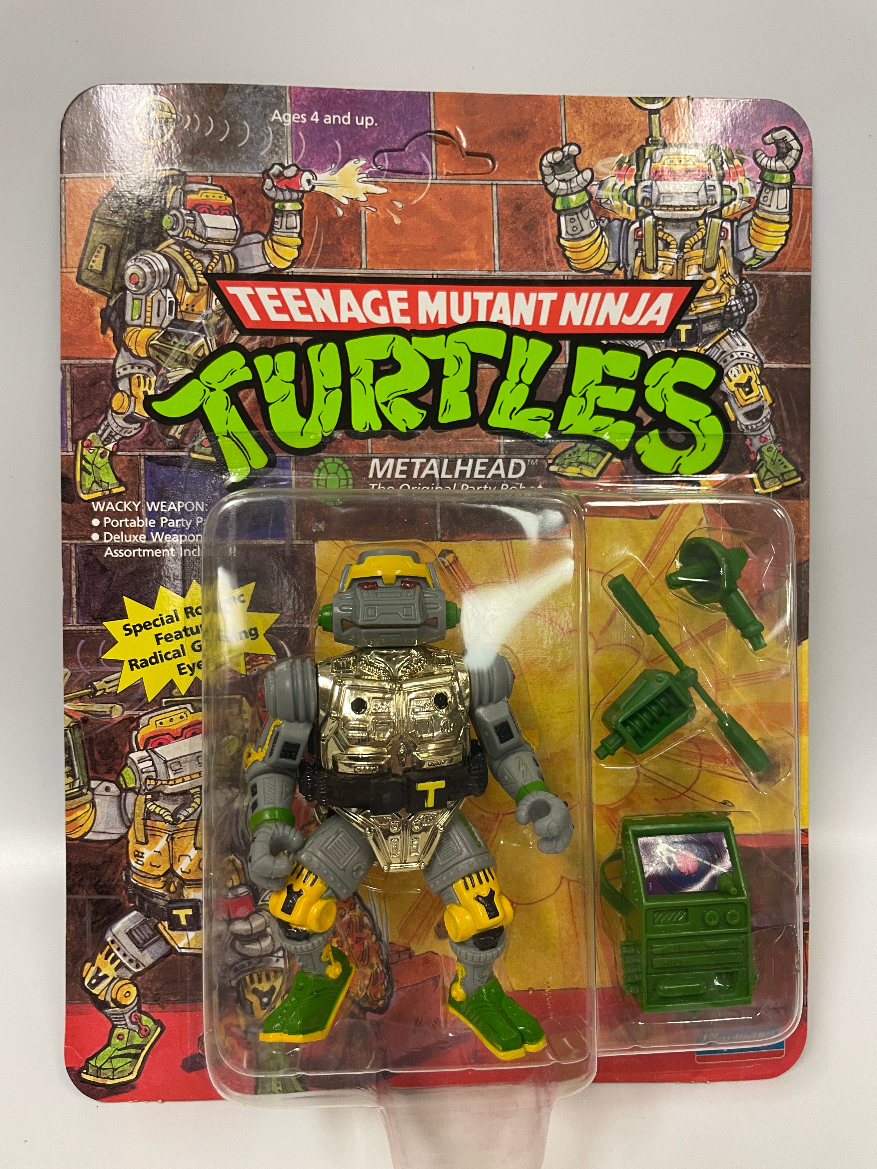 Teenage Mutant Ninja Turtles Metalhead Playmates 1989 Vintage – Zapp ...