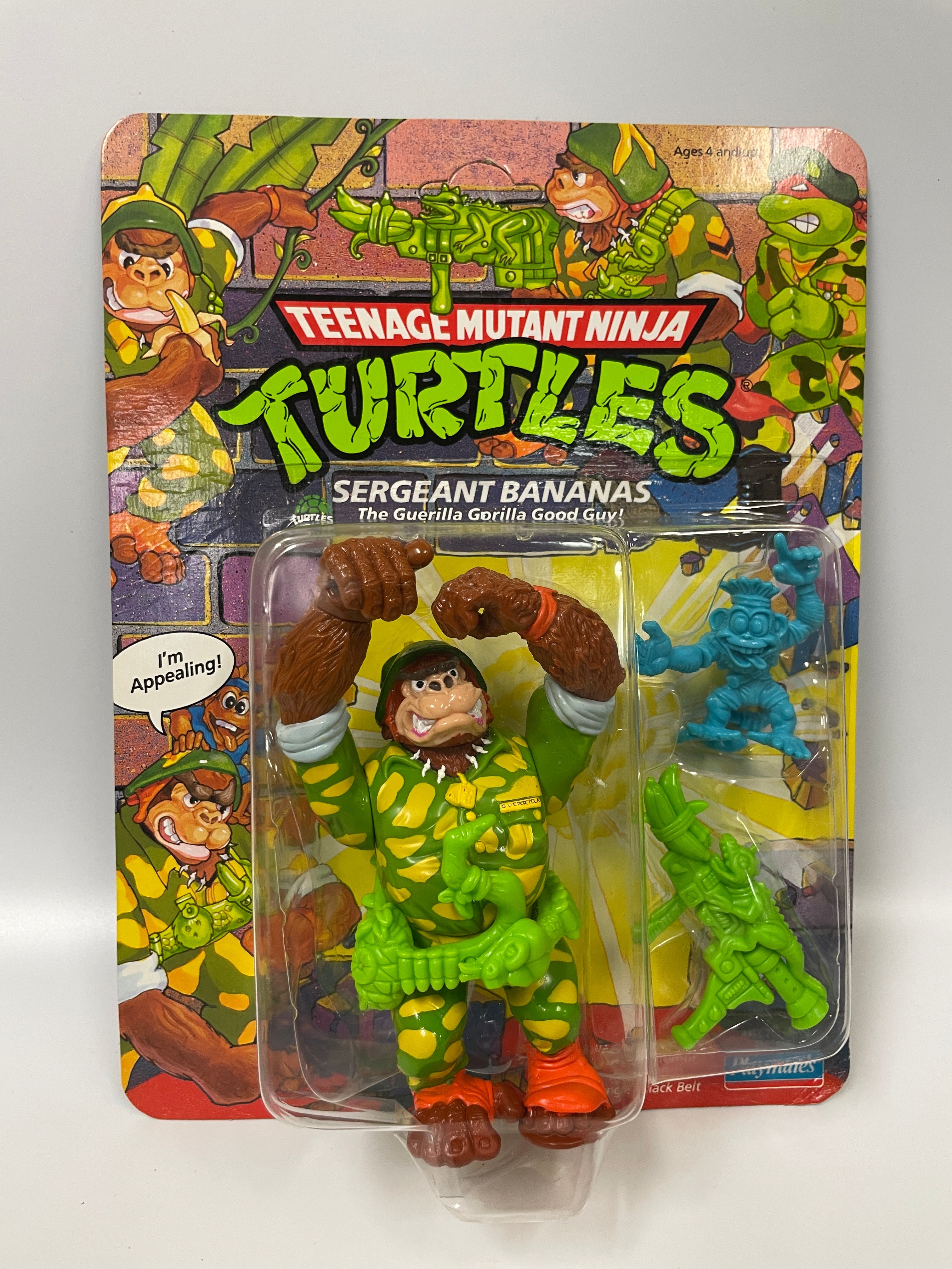 Teenage Mutant Ninja Turtles Sergeant Bananas Playmates 1991 Vintage ...