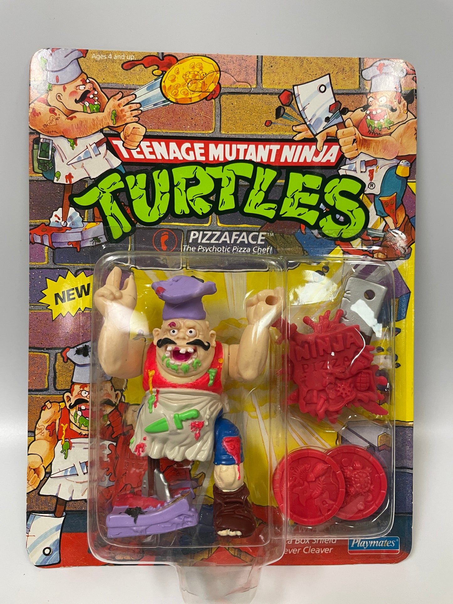 Teenage Mutant Ninja Turtles Pizzaface Playmates 1990 Vintage