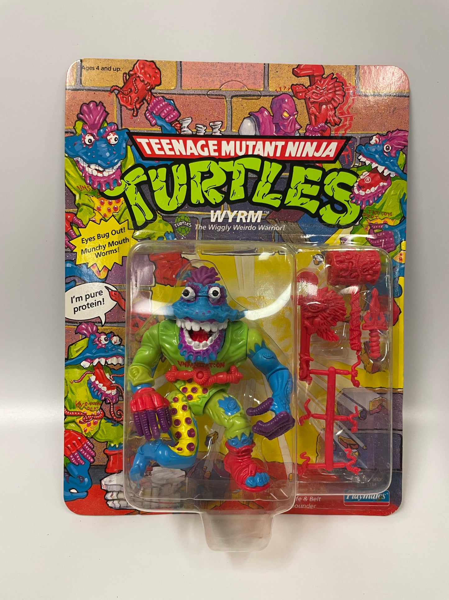 Teenage Mutant Ninja Turtles Wyrm Playmates 1991 Vintage