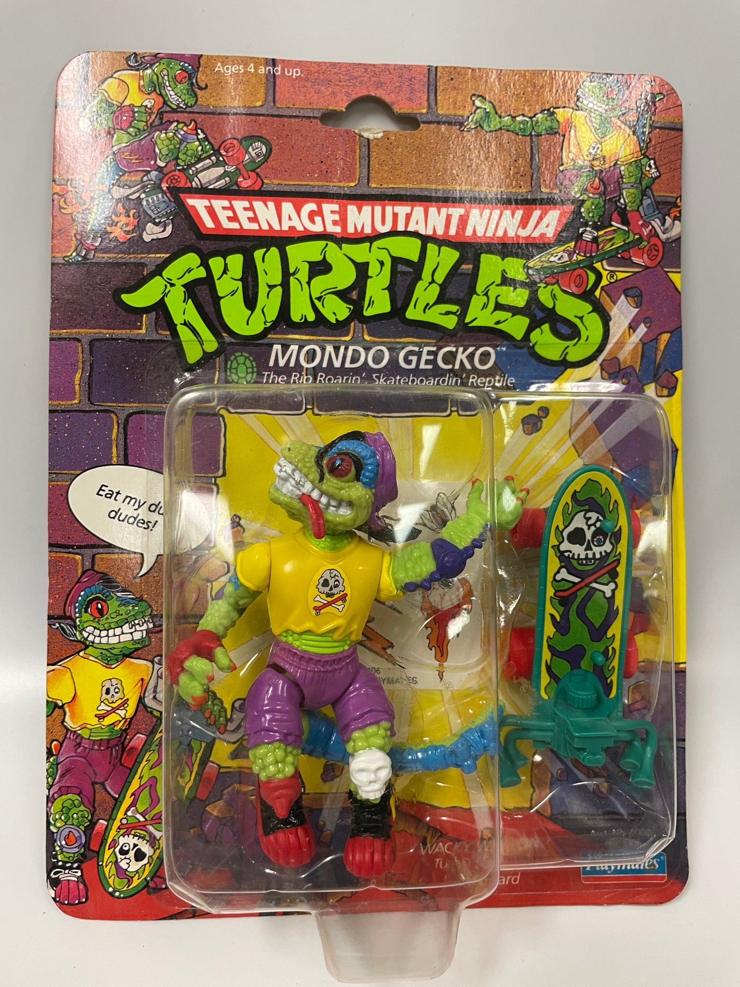 Teenage Mutant Ninja Turtles Mondo Gecko Playmates 1990 Vintage