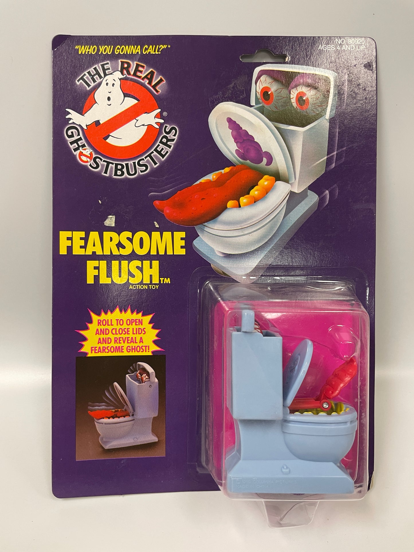 Kenner 1986 The Real Ghostbusters Fearsome Flush