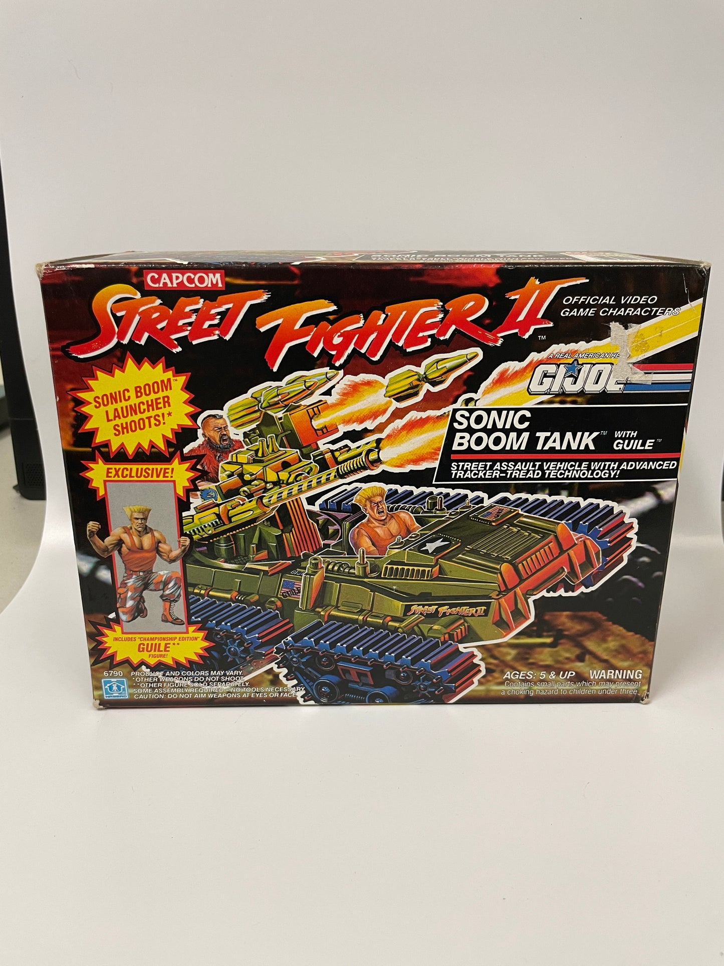 GI Joe Street Fighter II Sonic Boom Tank with Guile