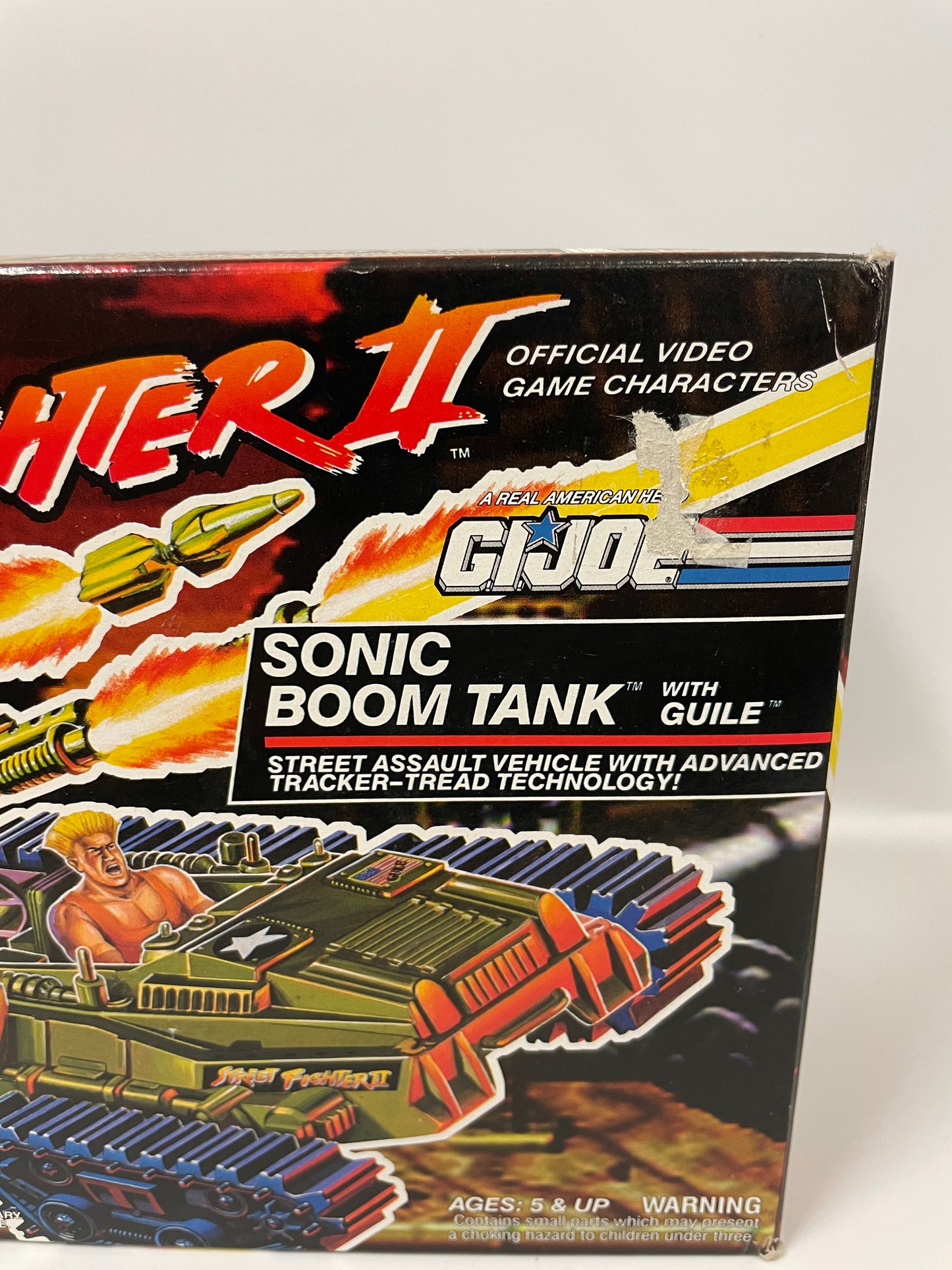 GI Joe Street Fighter II Sonic Boom Tank with Guile