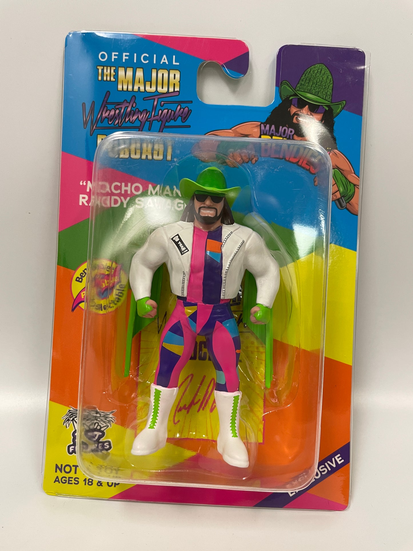 Major Wrestling Figure Podcast Major Bendies Macho Man Randy Savage J&J Figures Exclusive