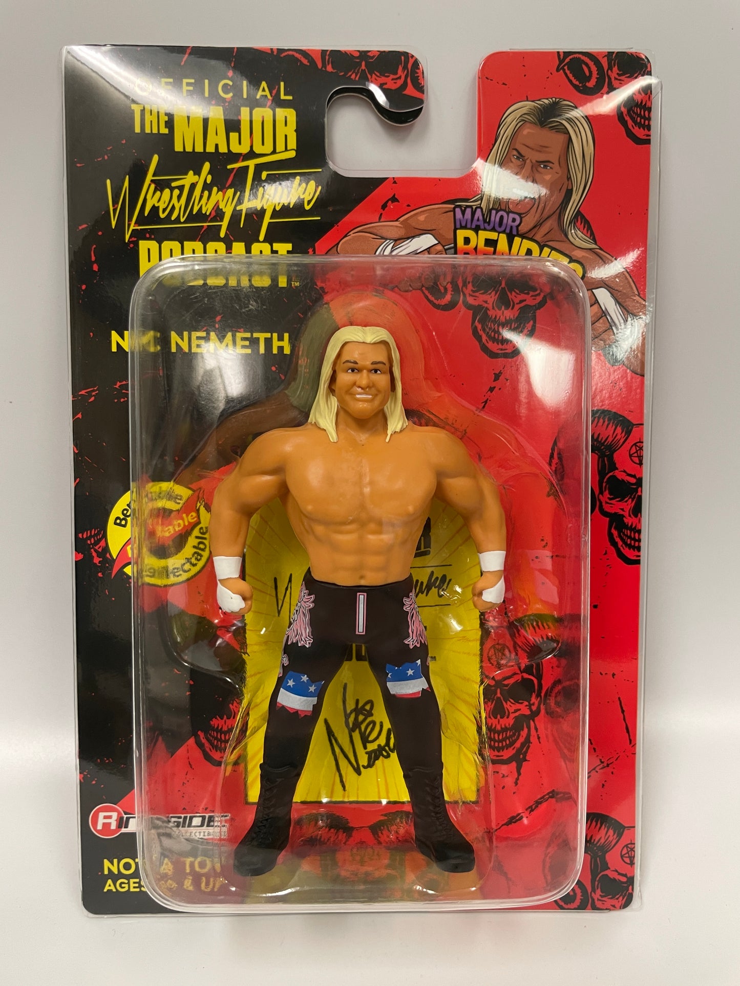 Major Wrestling Figure Podcast Major Bendies Nic Nemeth (Black Tights)