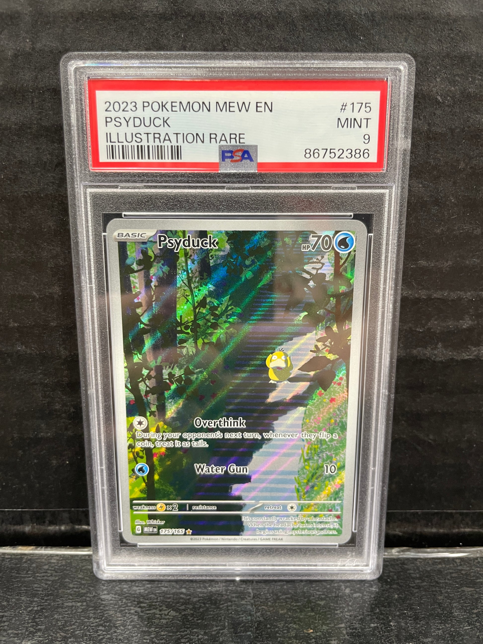 psyduck rare card Pokemon Psyduck 175/165 2023 151 PSA 9 – Zapp! Comics