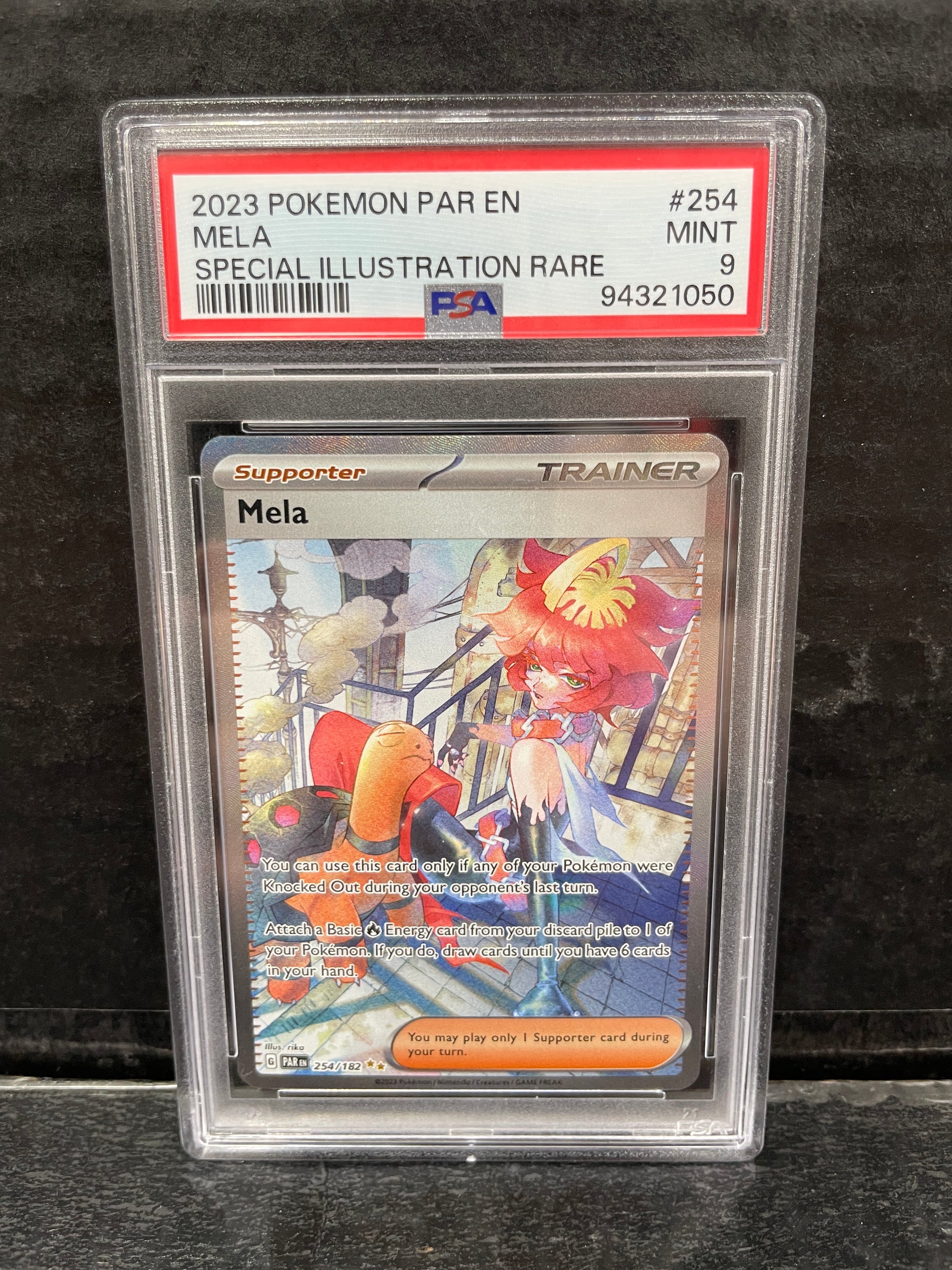 Pokemon Mela 254/182 2023 PSA 9 Zapp! Comics Pokemon Mela 254/182 2023 PSA 9 Zapp! Comics