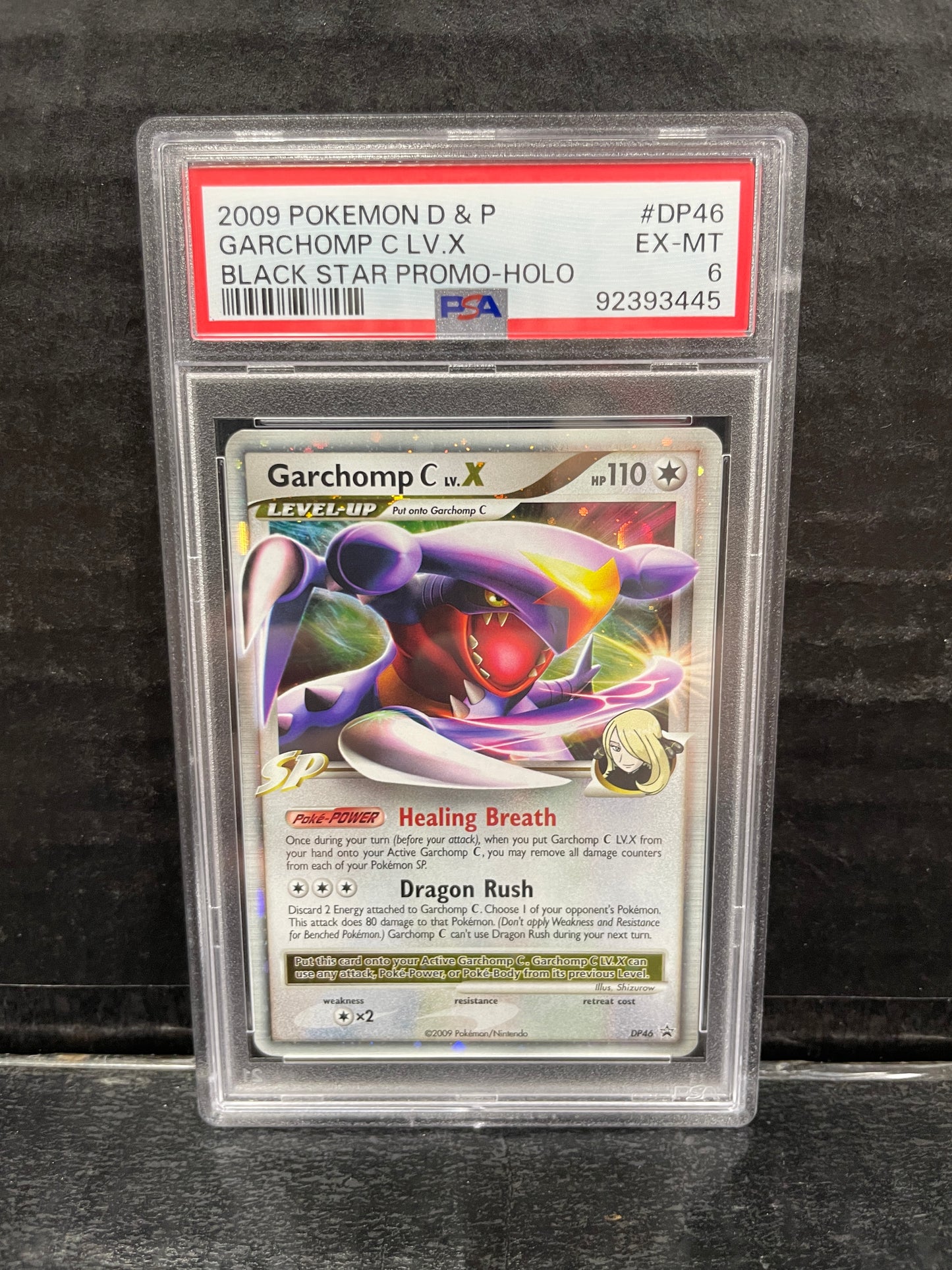 Pokemon Garchomp C Lv.X DP46 2009 PSA 6