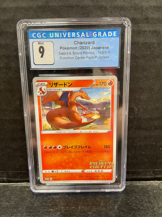 Pokemon JP Charizard 2020 143/S-P CGC 9