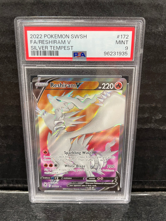 Pokemon Reshiram V 172/195 2022 PSA 9