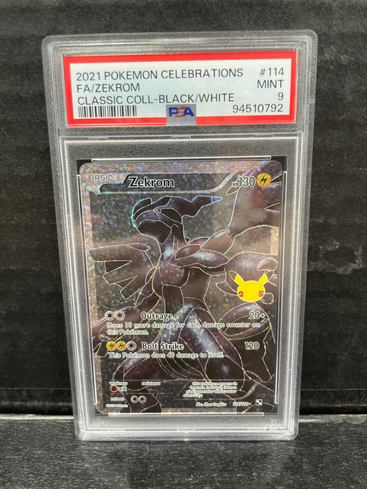 Pokemon Zekrom 114/114 2021 CC PSA 9