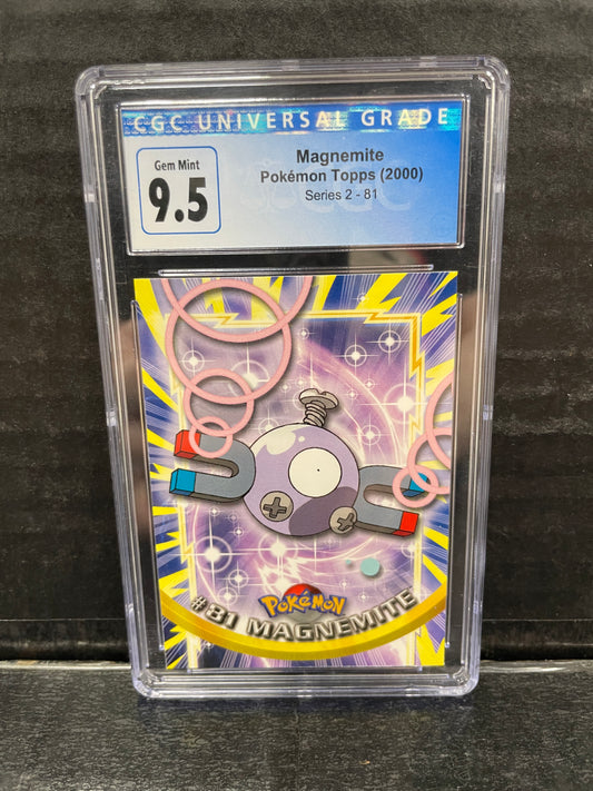 Pokemon #81 Magnemite Topps 2000 CGC 9.5