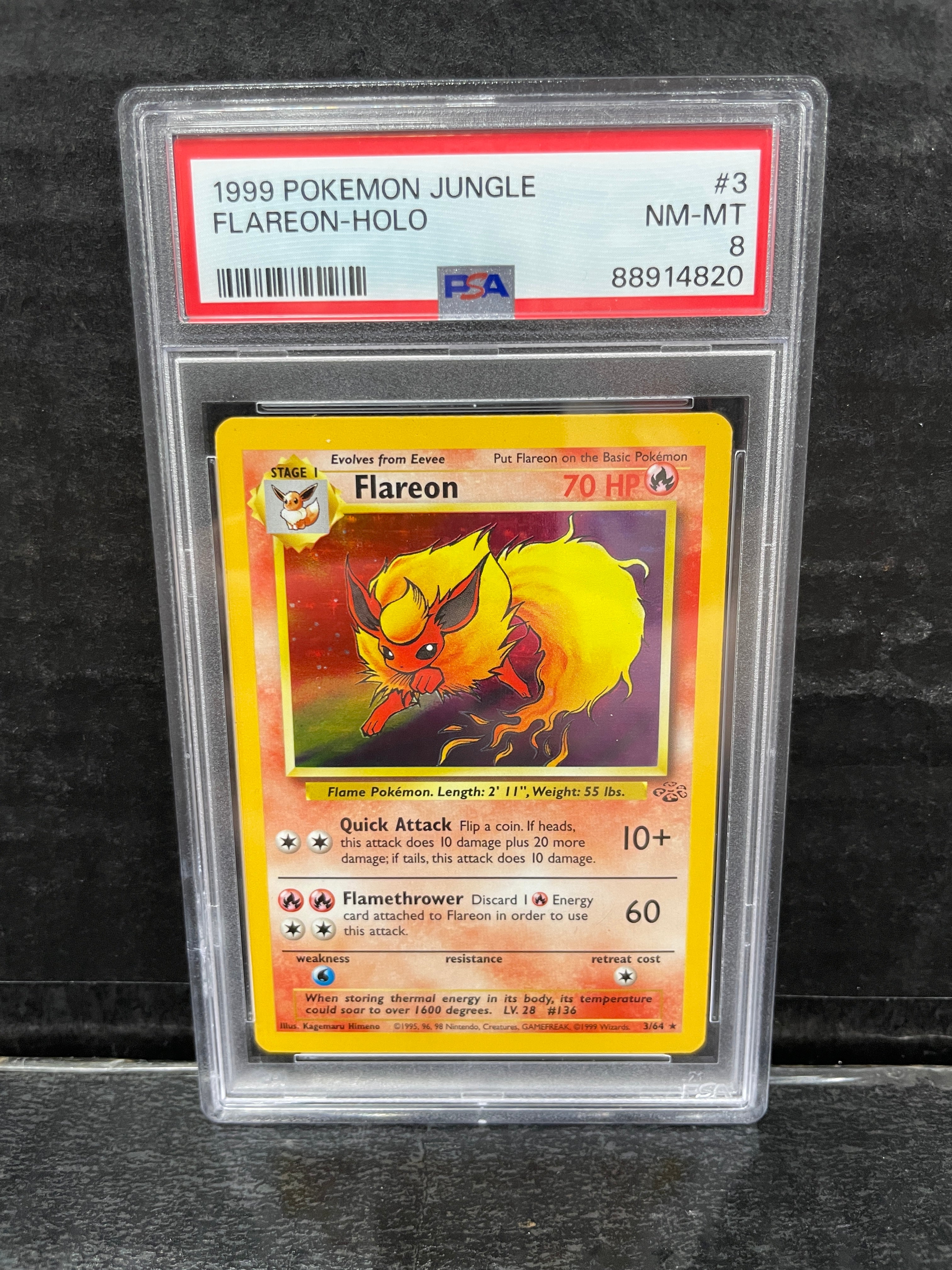 Pokemon Holo store Jungle Flareon 3/64