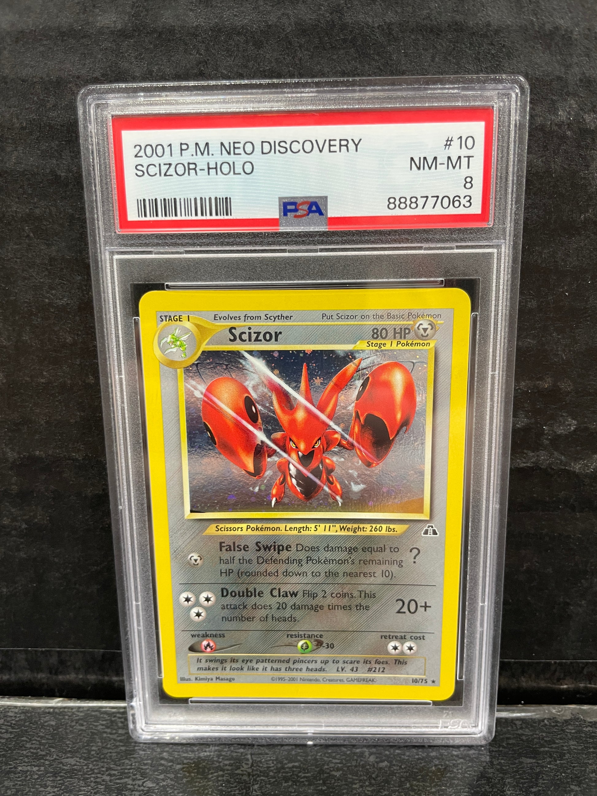 all scizor pokemon cards Pokemon Scizor 10/75 Neo Discovery PSA 8 – Zapp! Comics