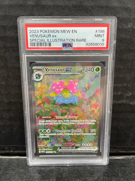 Pokemon Venusaur ex 198/165 151 PSA 9