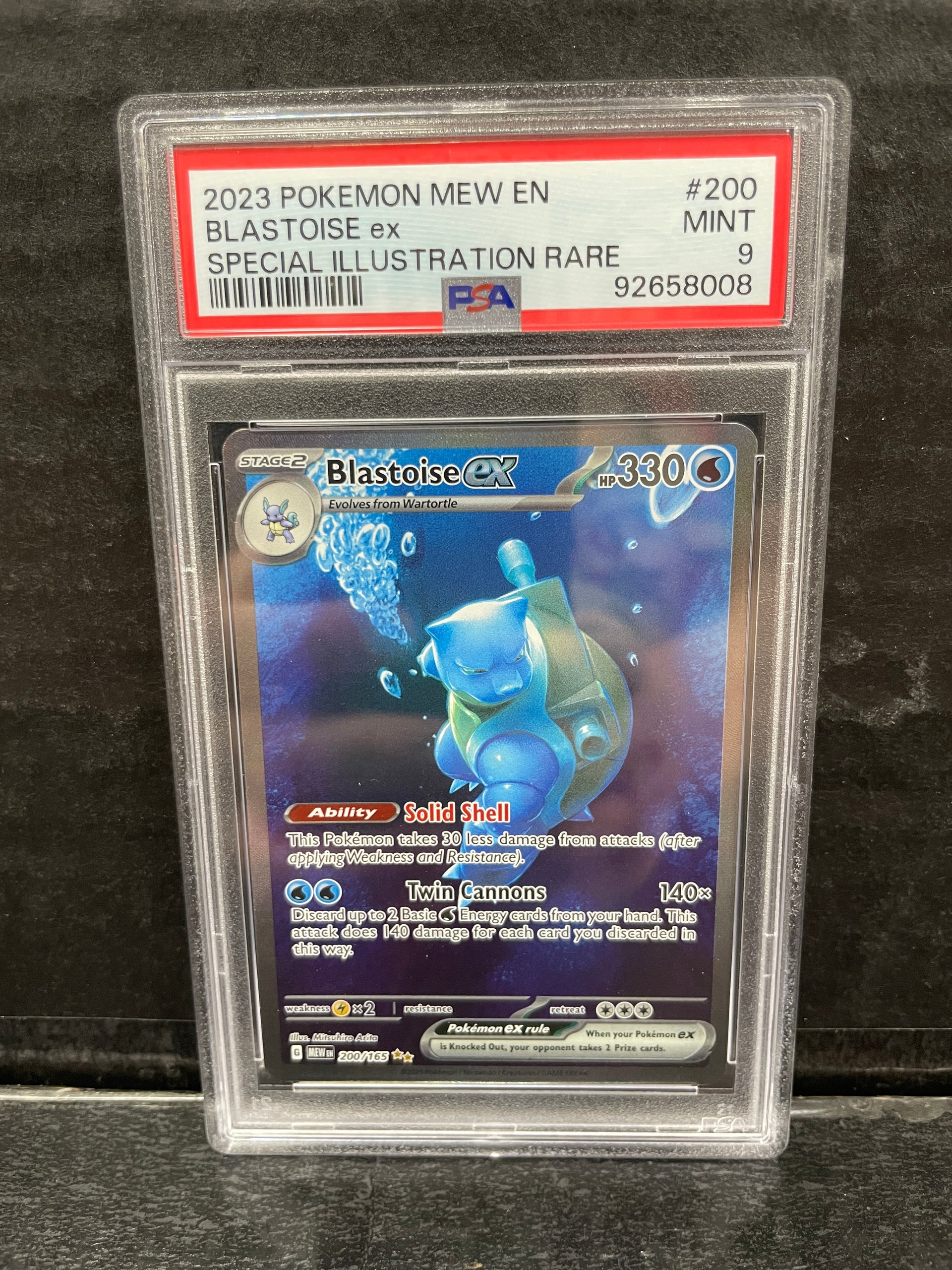 Pokemon Blastoise ex 200/165 151 PSA 9 – Zapp! Comics