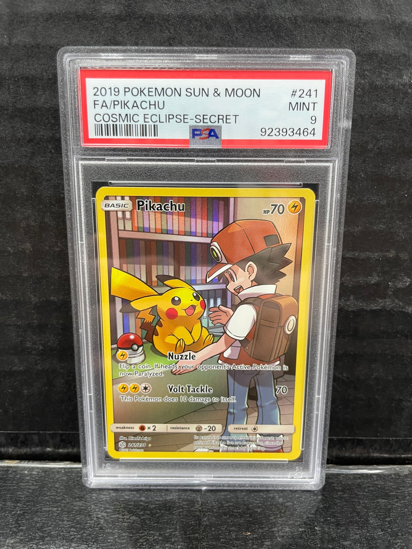 Pokemon Pikachu 241/236 Cosmic Eclipse PSA 9