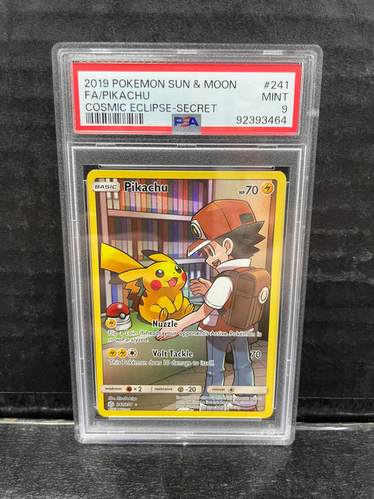 Pokemon Pikachu 241/236 Cosmic Eclipse PSA 9