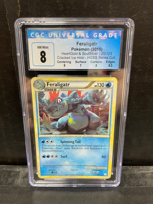 Pokemon Feraligatr 20/123 2010 CGC 8