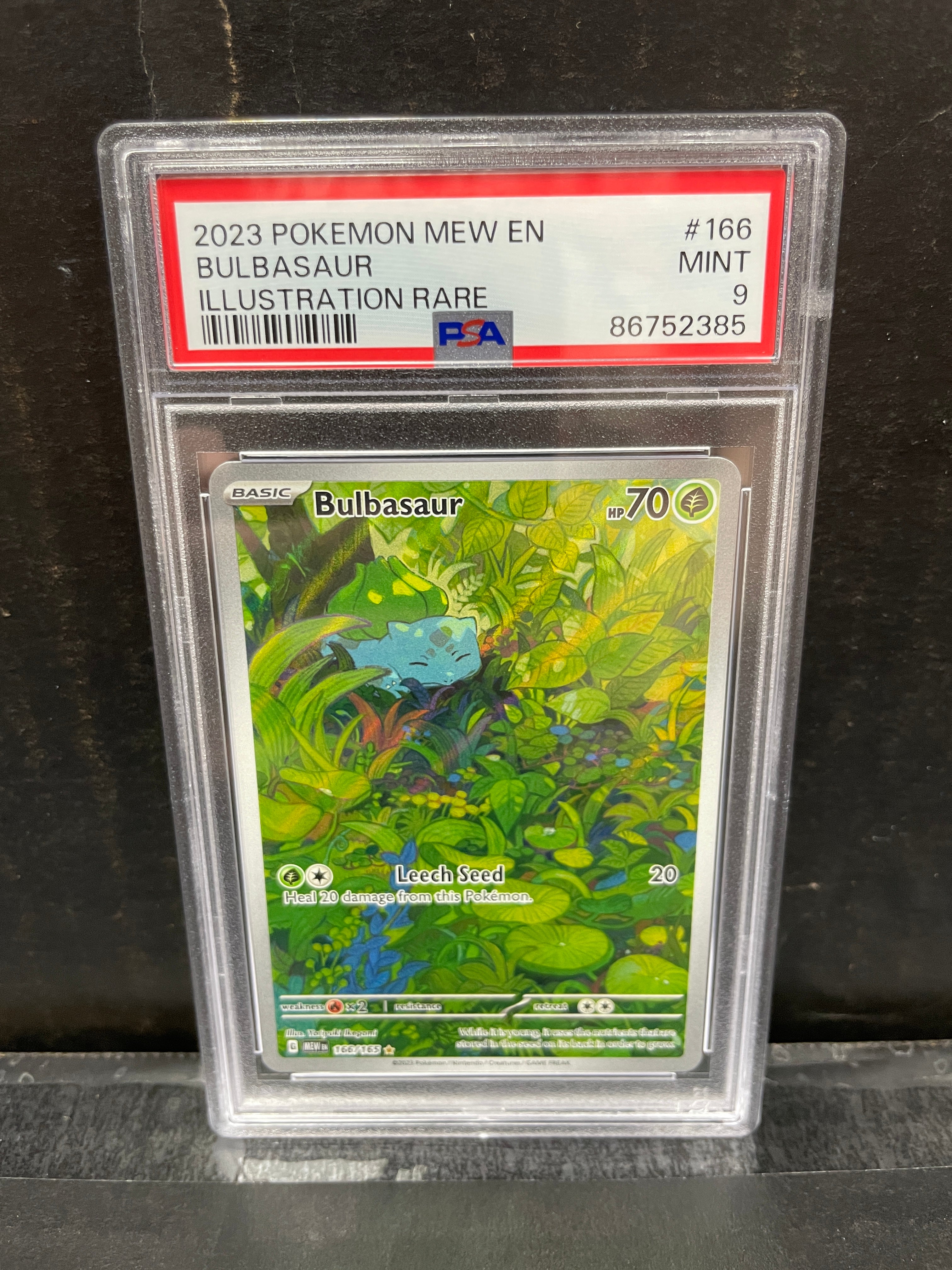 Pokemon Bulbasaur 166/165 2023 151 PSA 9 – Zapp! Comics