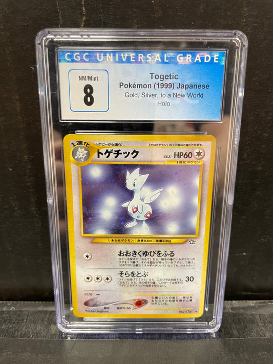 Pokemon JP Togetic 1999 CGC 8