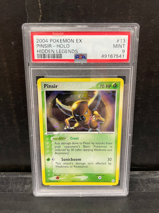 Pokemon Pinsir 13/101 2004 Hidden Legends PSA 9