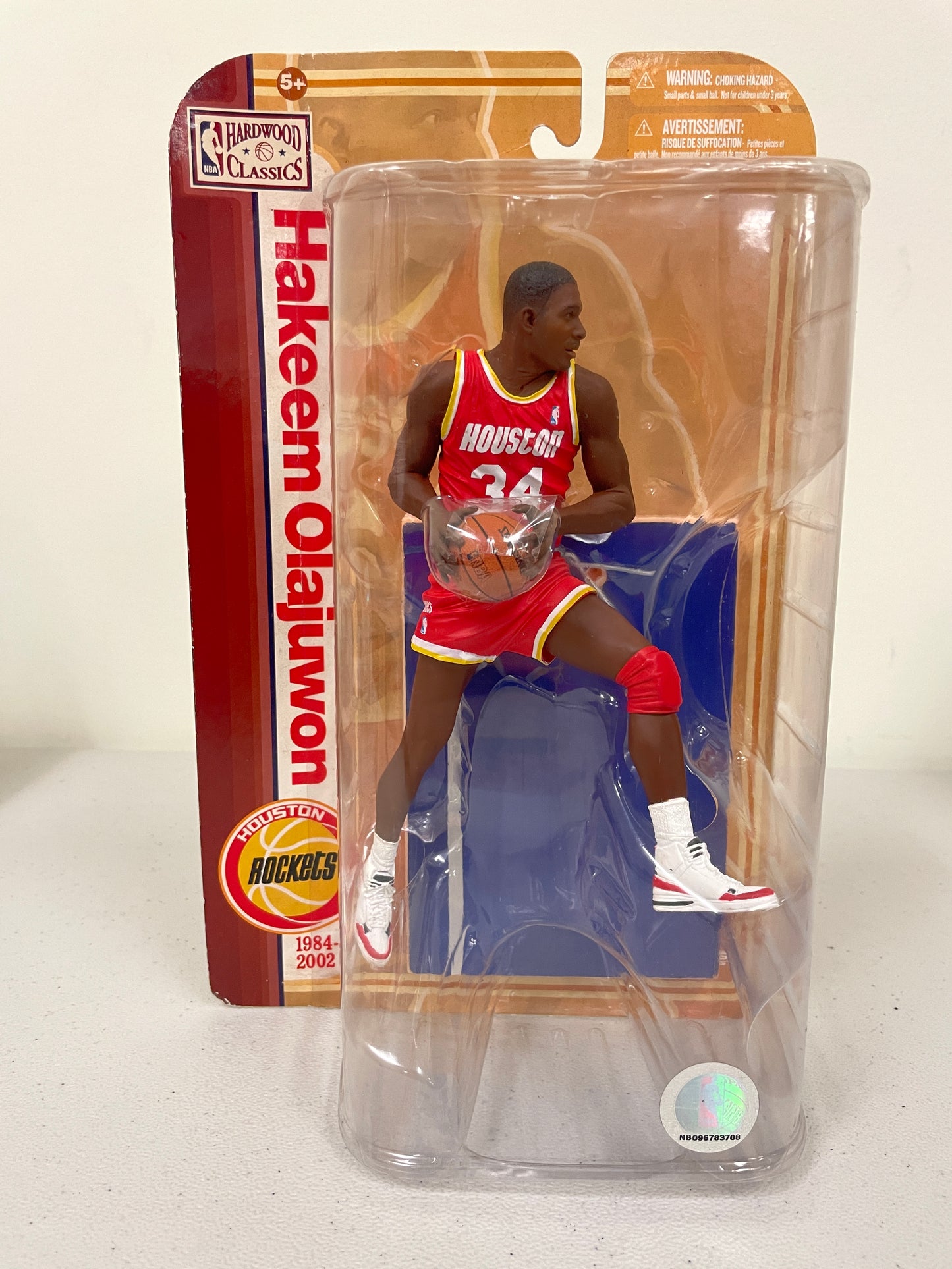 McFarlane NBA Hardwood Classics Hakeem Olajuwon Houston Rockets