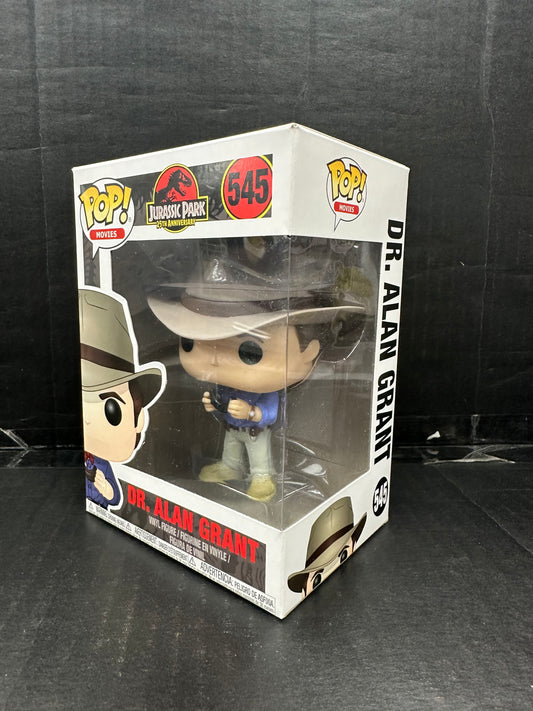 Funko Pop! Movies Jurassic Park 25th Anniversary Dr. Alan Grant 545 (Grade A-)