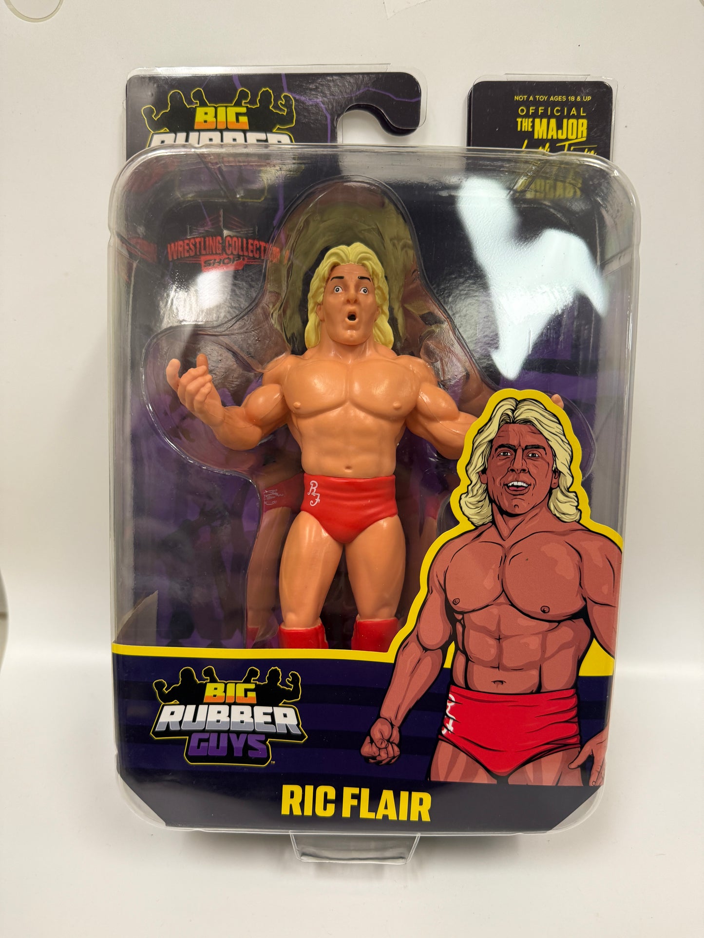 Major Wrestling Figure Podcast Big Rubber Guys Ric Flair 1/500