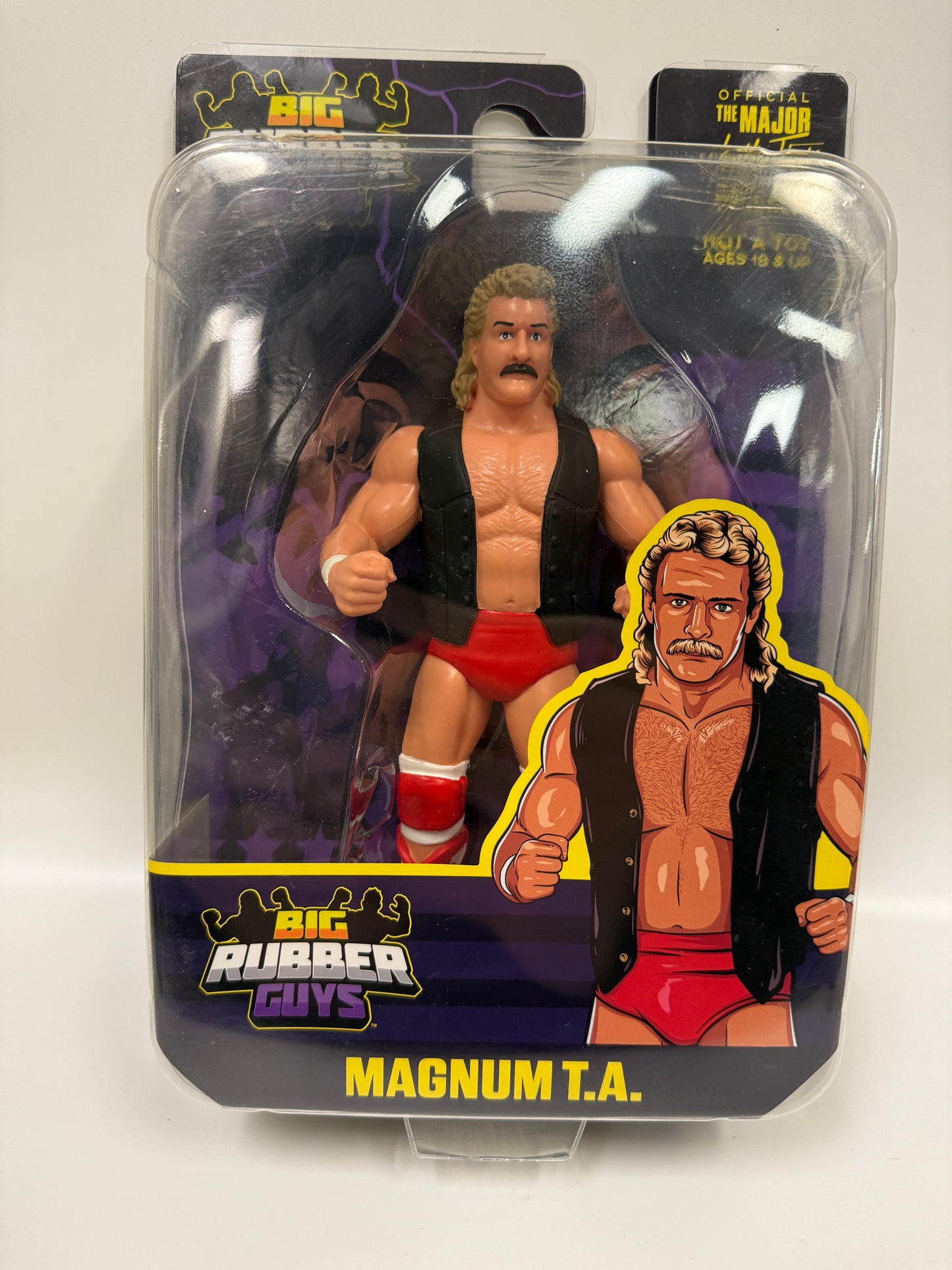 Major Wrestling Figure Podcast Big Rubber Guys Magnum T.A.