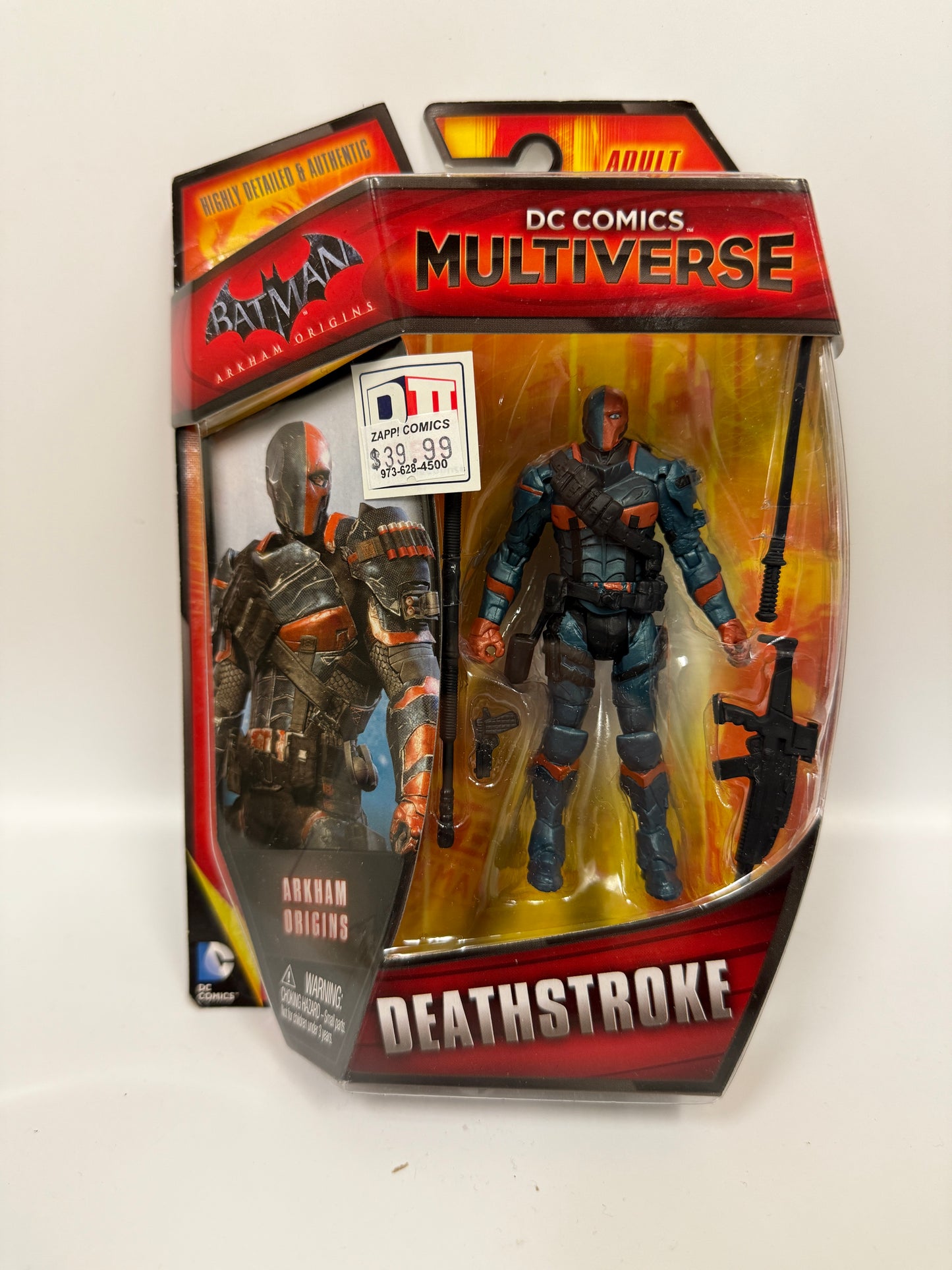 DC Multiverse Batman Arkham Origins Deathstroke 3.75" Figure