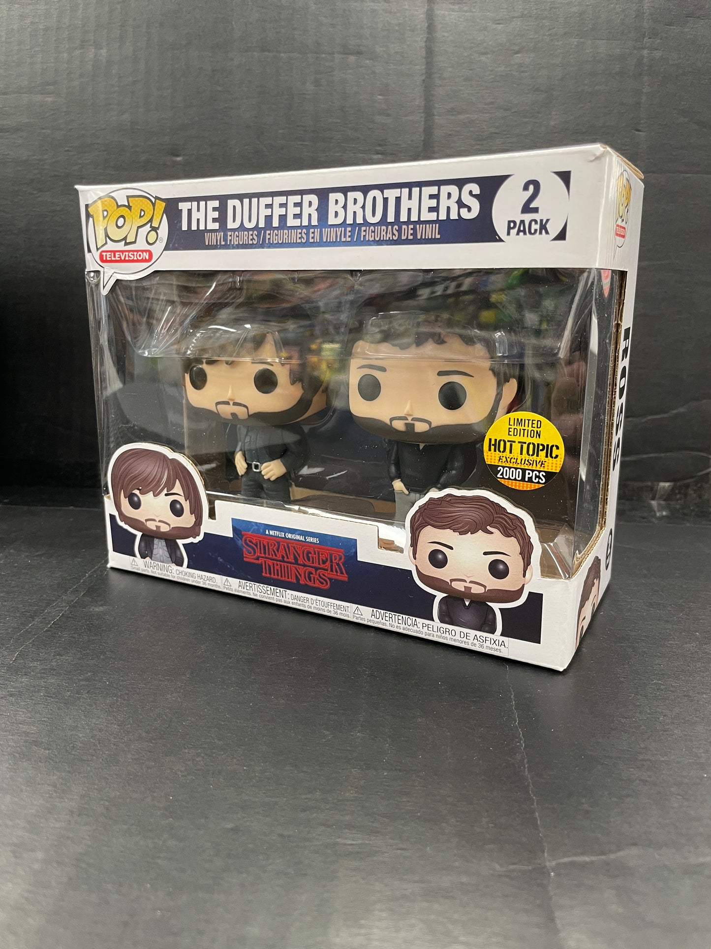 Funko Pop! Television Stranger Things The Duffer Brothers 2 Pack Hot Topic Exclusive Limited 2000 PCS (Grade B)