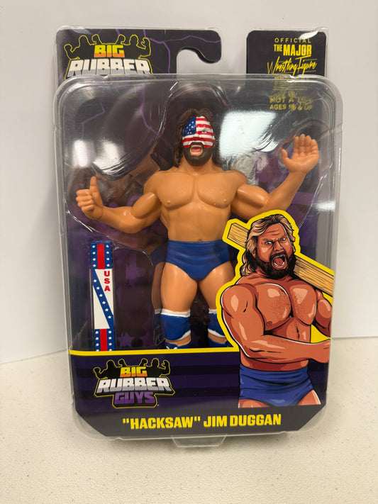 Major Wrestling Figure Podcast Big Rubber Guys Hacksaw Jim Duggan