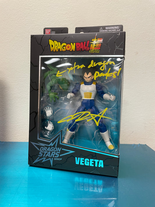 Dragon Ball Super Dragon Stars Vegeta (Signed by Christopher Sabat)