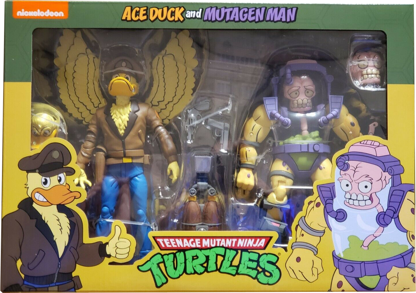 Teenage Mutant Ninja Turtles Cartoon Ace Duck and Mutagen Man 2-Pack