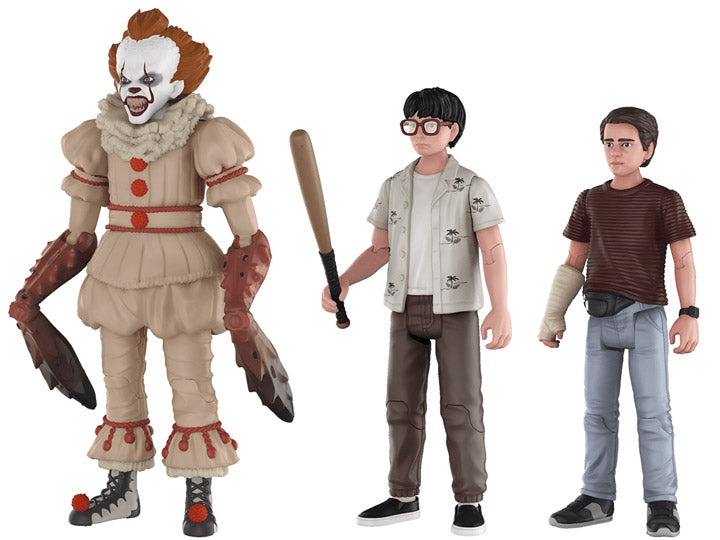 IT 3.75" Action Figure Three-Pack Pennywise, Richie, Eddie