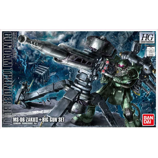 HG Gundam Thunderbolt MS-06 Zaku II + Big Gun Set Gundam Thunderbolt Ver. 1/144