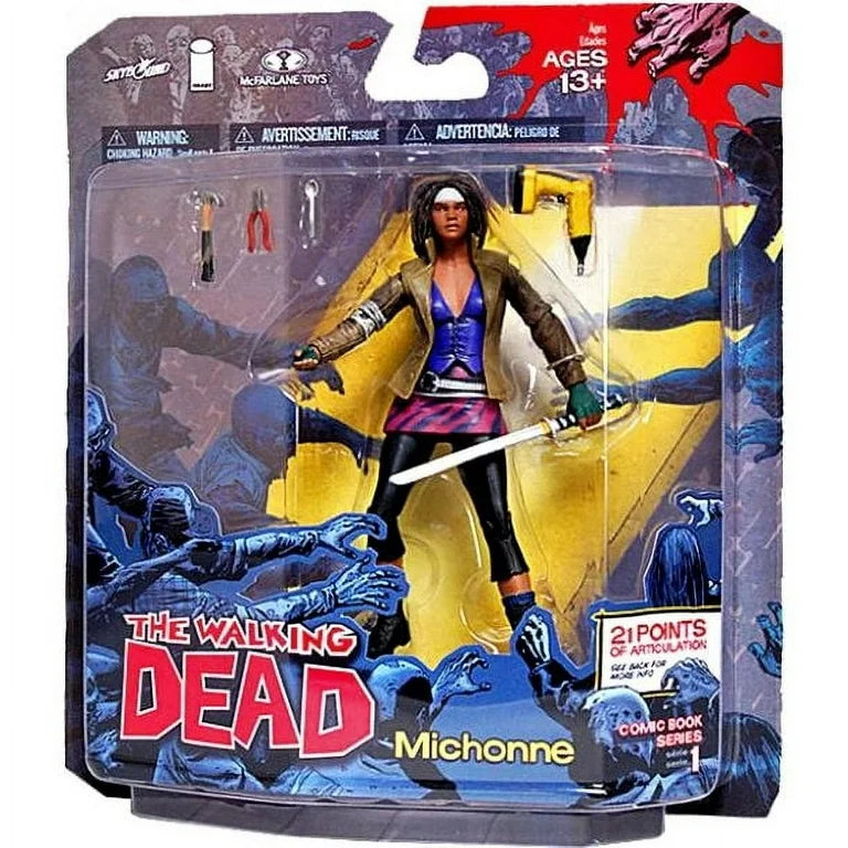 McFarlane Toys Walking Dead Michonne Comic Book Series 1