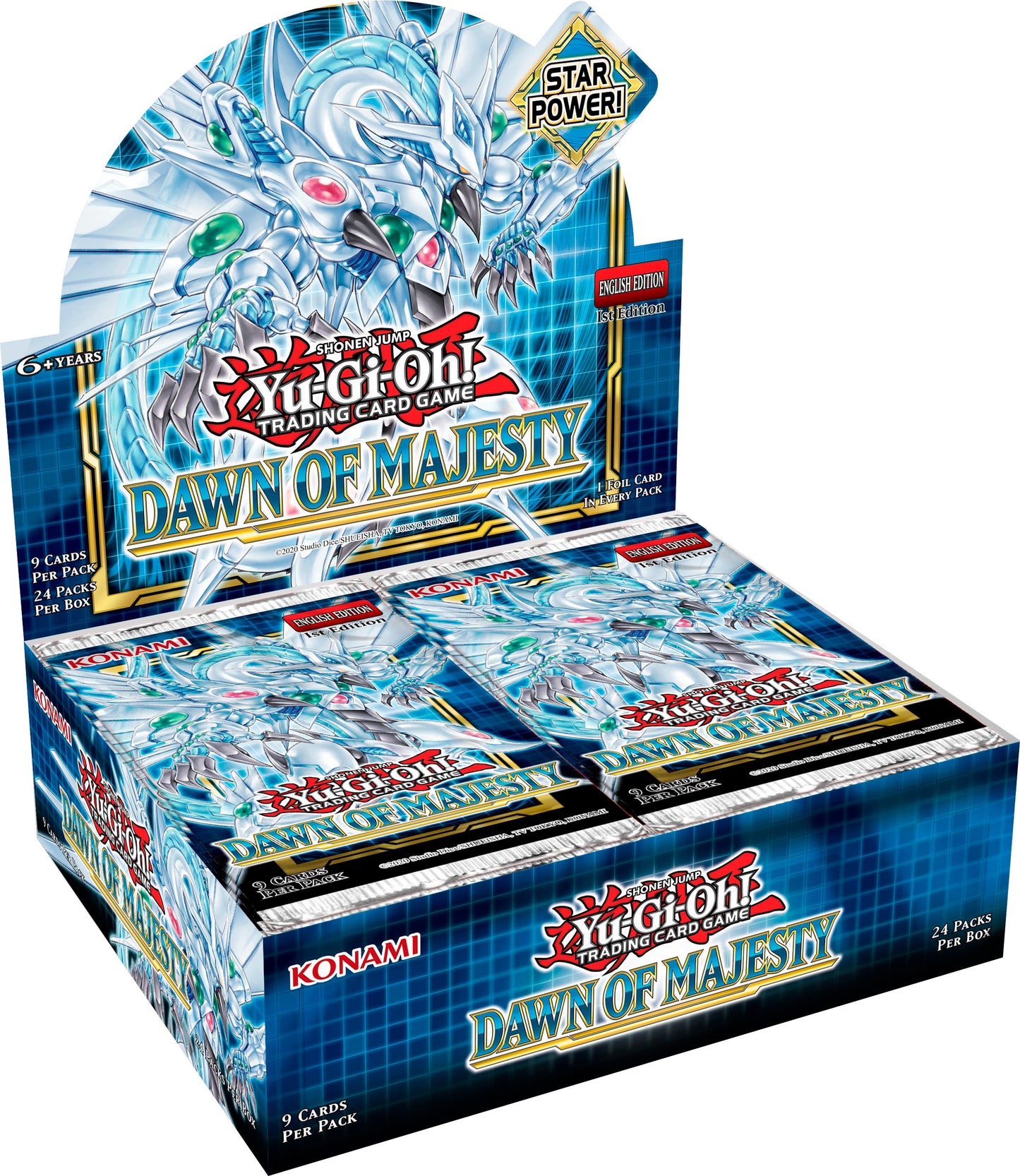 Yugioh Dawn of Majesty Box 1st Edition