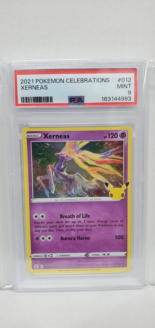 Pokemon Xerneas 012/025 PSA 9
