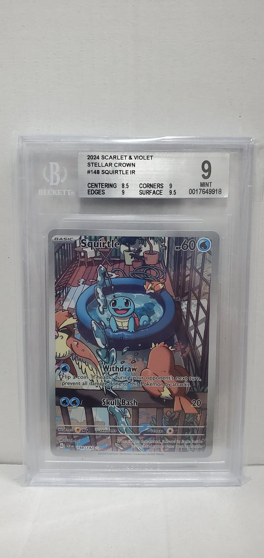 Pokemon Squirtle 148/142 Beckett 9