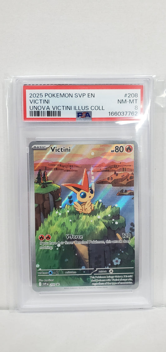 Pokemon Victini 208 PSA 8