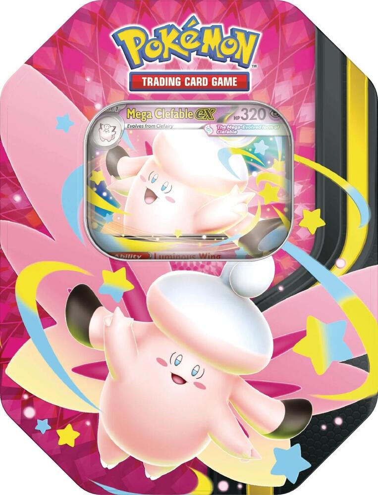 Pokemon 2026 Summer Tin (Mega Clefable ex)