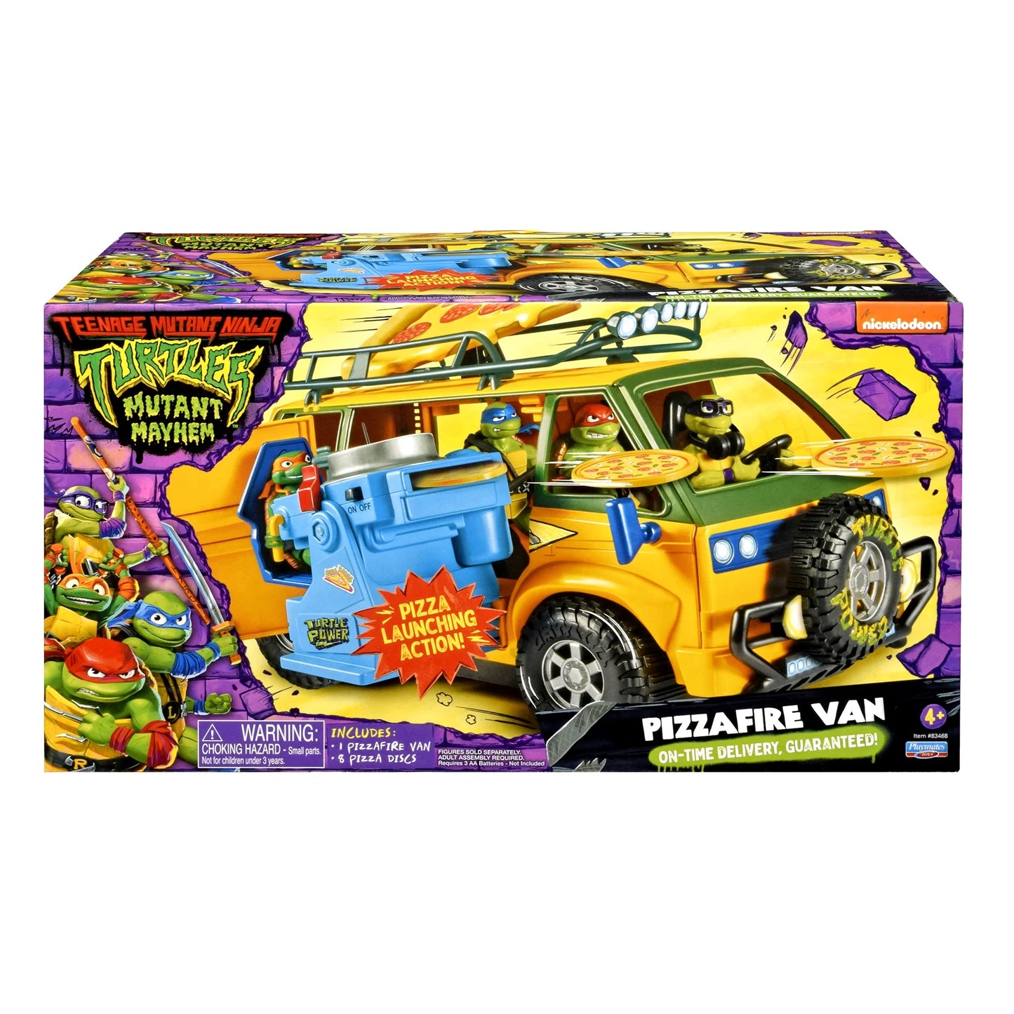 Playmates TMNT Mutant Mayhem Pizzafire Van