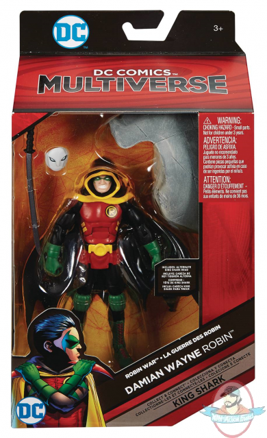 DC Multiverse Robin War: Damian Wayne Collect & Connect King Shark