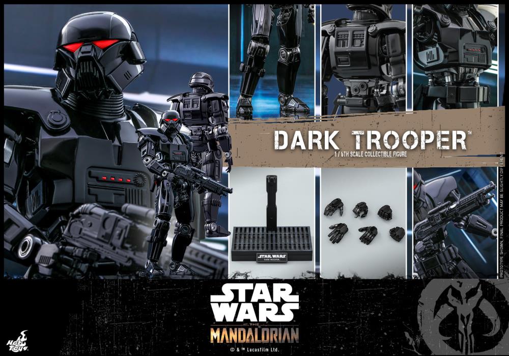 Hot Toys Star Wars The Mandalorian Dark Trooper TMS032 1/6 Scale