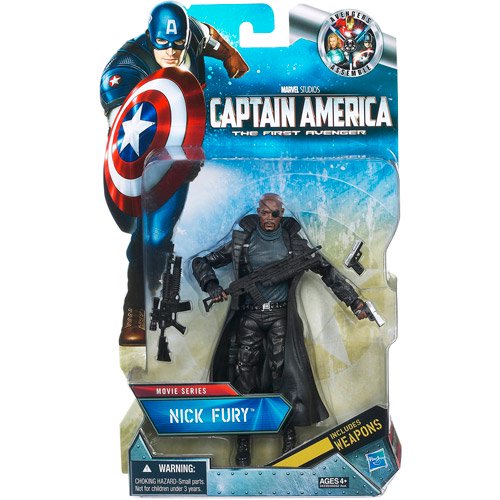 Marvel Legends Movie Series Captain America The First Avenger Nick Fury 2011 Walmart Exclusive